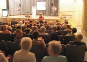 View from the back of the Miller High School Theater.